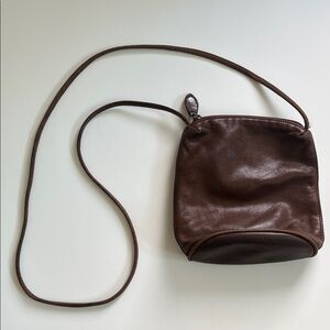 Vintage Wilsons Leather Brown Leather Crossbody Bag Y2K